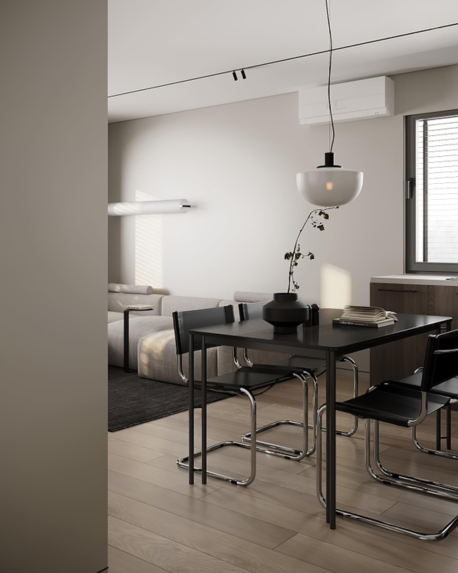 Suspension Jouvence éclairage décoratif en verre transparent – Klaross