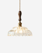 Suspension en verre transparent Tivoli, luminaire design pour salon et salle à manger – Klaross