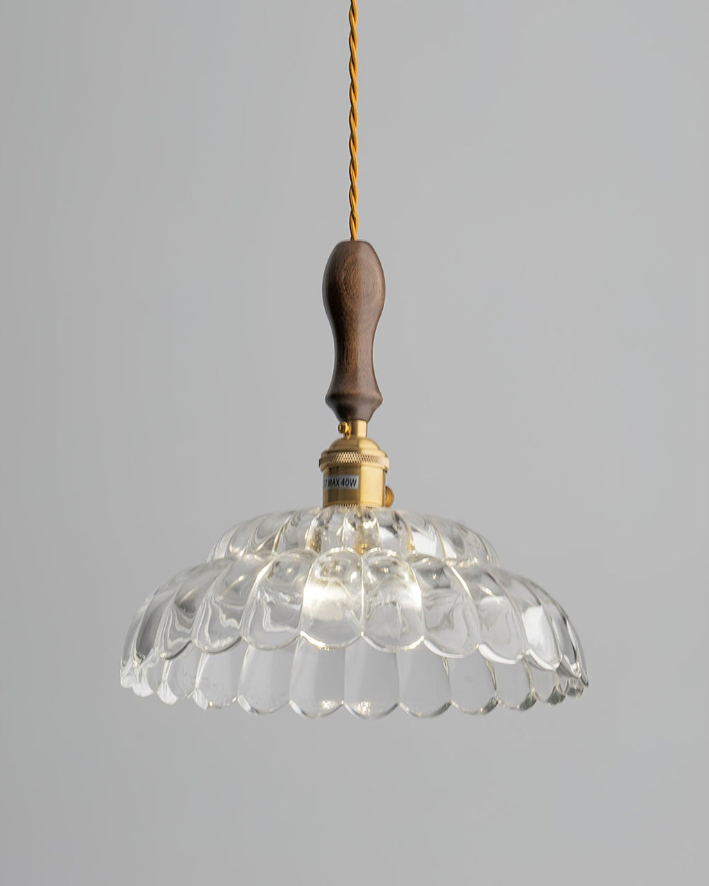 Suspension Tivoli luminaire suspendu en verre transparent – Klaross