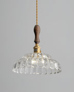 Suspension Tivoli luminaire suspendu en verre transparent – Klaross