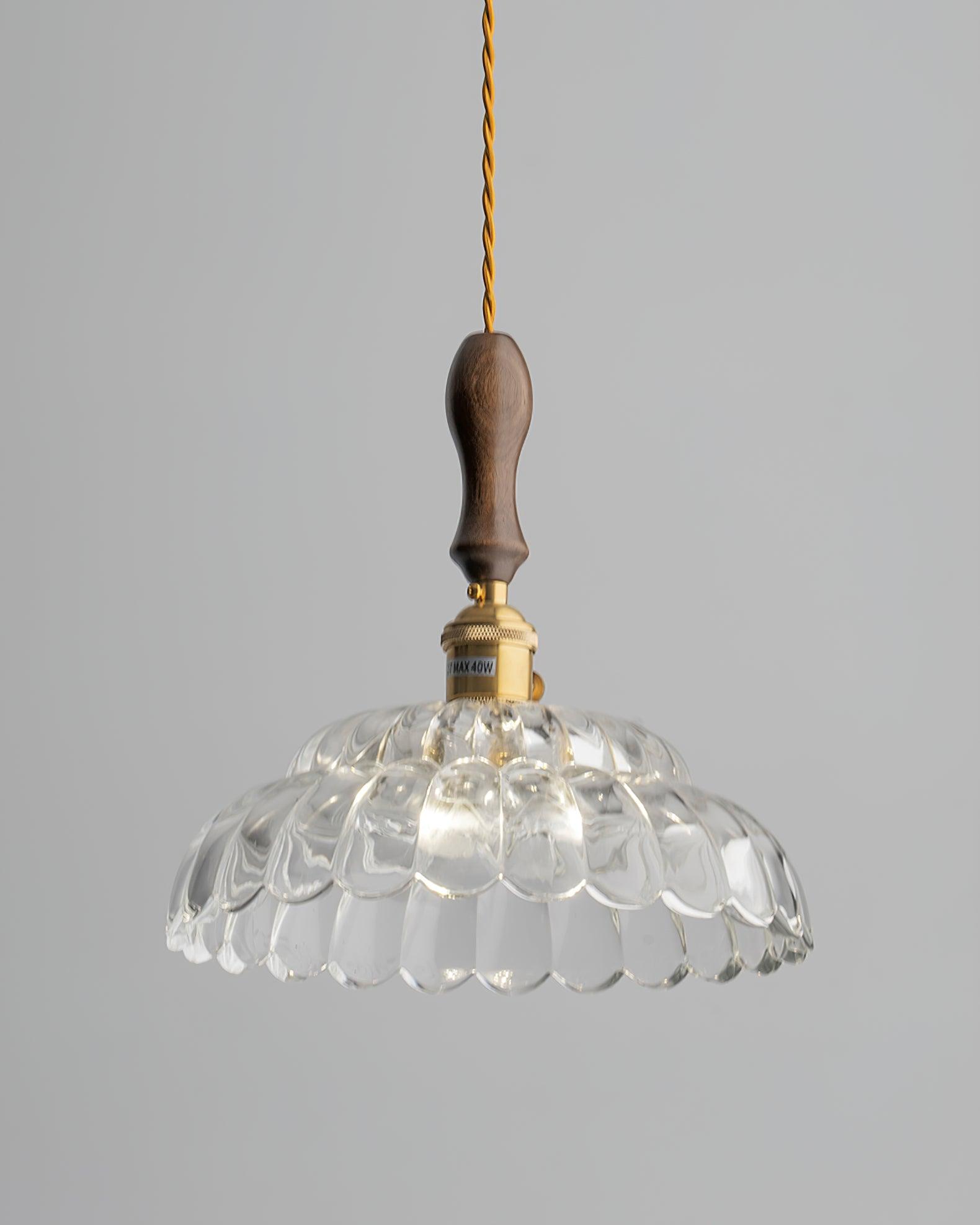 Suspension Tivoli luminaire suspendu en verre transparent – Klaross