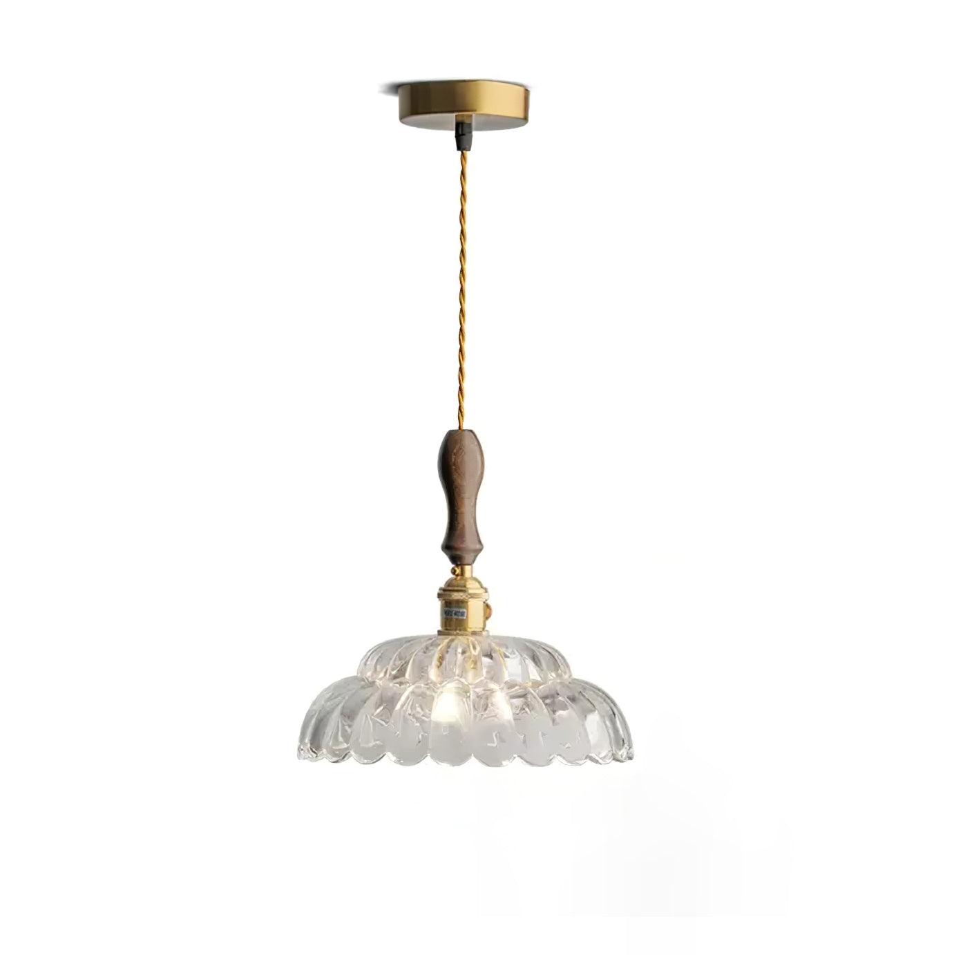 Suspension Tivoli vue d'ensemble en verre transparent – Klaross