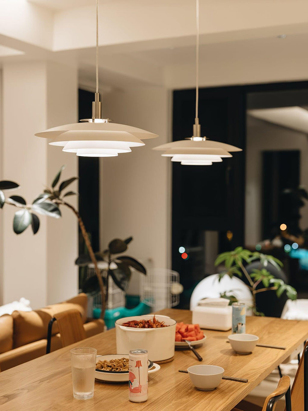 Suspension design TAXOV en métal – luminaire design salon – Klaross