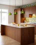 Suspension Rosalba éclairage décoratif en verre texturé – Klaross