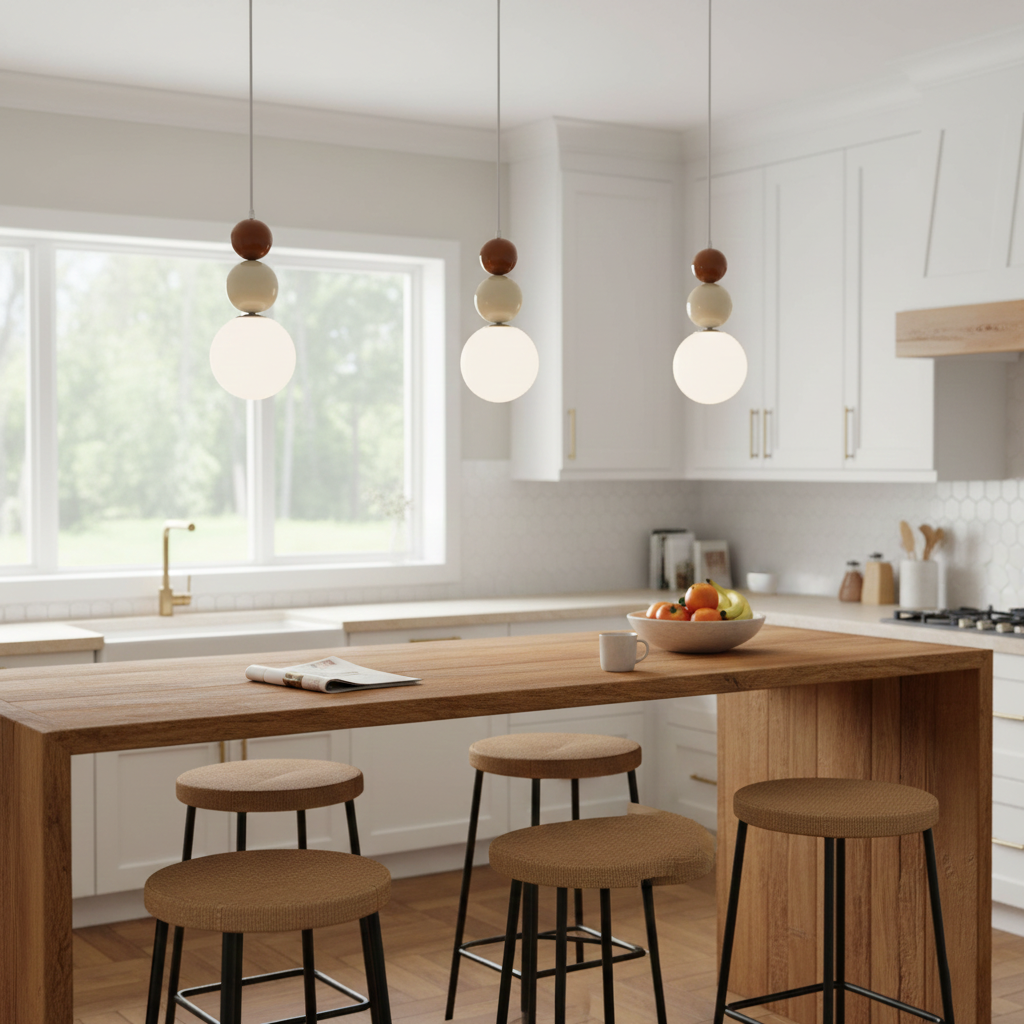 Suspension Lyra vue rapprochée en verre – Klaross