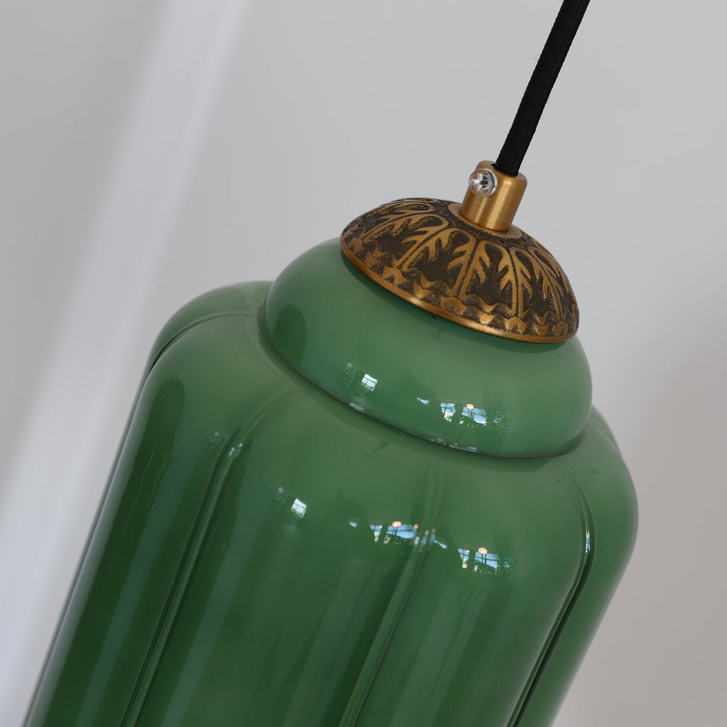 Suspension Donatella luminaire suspendu en verre cannelé – Klaross