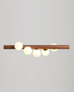 Suspension nordique WOXEN en verre – luminaire design salon – Klaross