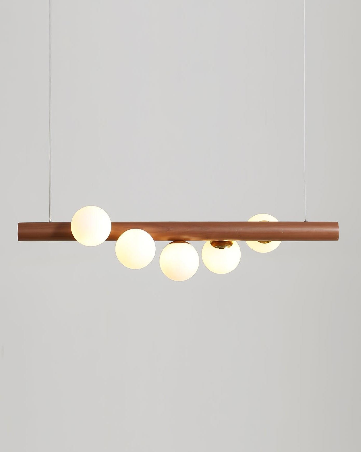Suspension nordique WOXEN en verre – luminaire design salon – Klaross