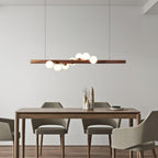Suspension nordique WOXEN en verre – luminaire design salon – Klaross