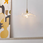 Suspension Wistéria ambiance chaleureuse en verre transparent – Klaross