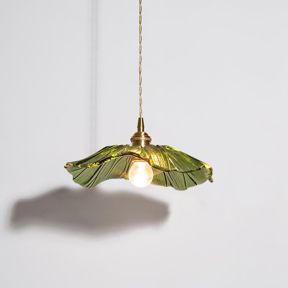 Suspension Wistéria éclairage design en verre transparent – Klaross