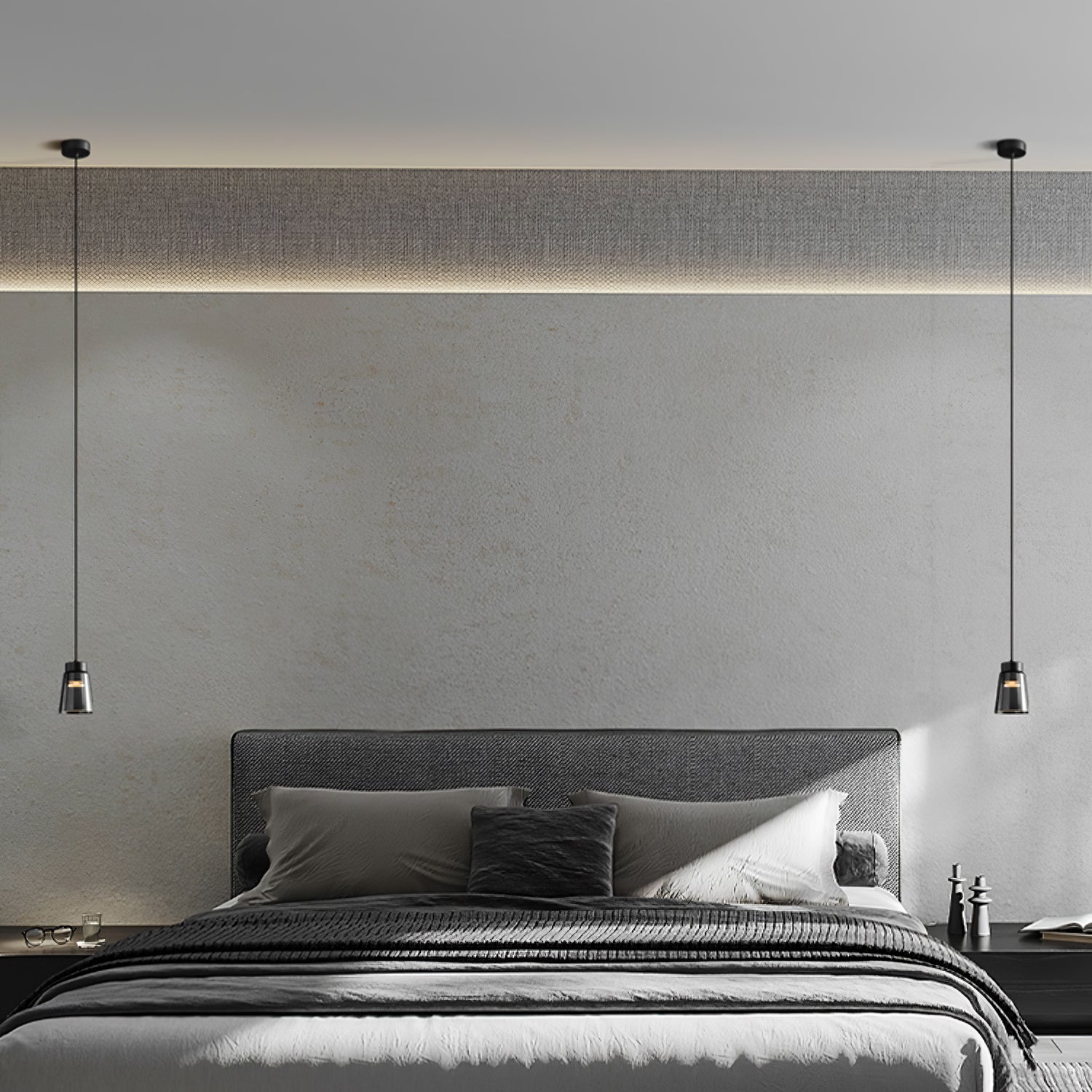 Suspension design GRAXO en verre – luminaire design salon – Klaross