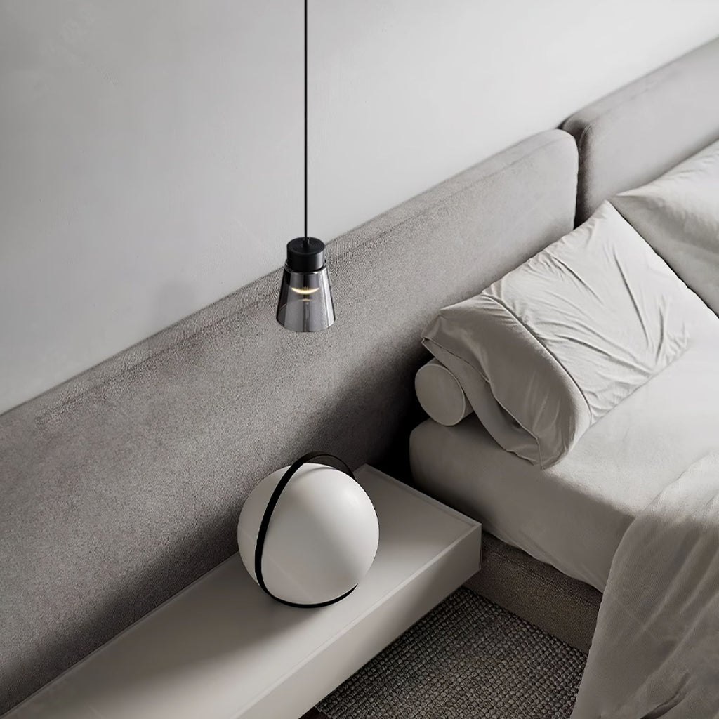 Suspension design GRAXO en verre – luminaire design salon – Klaross