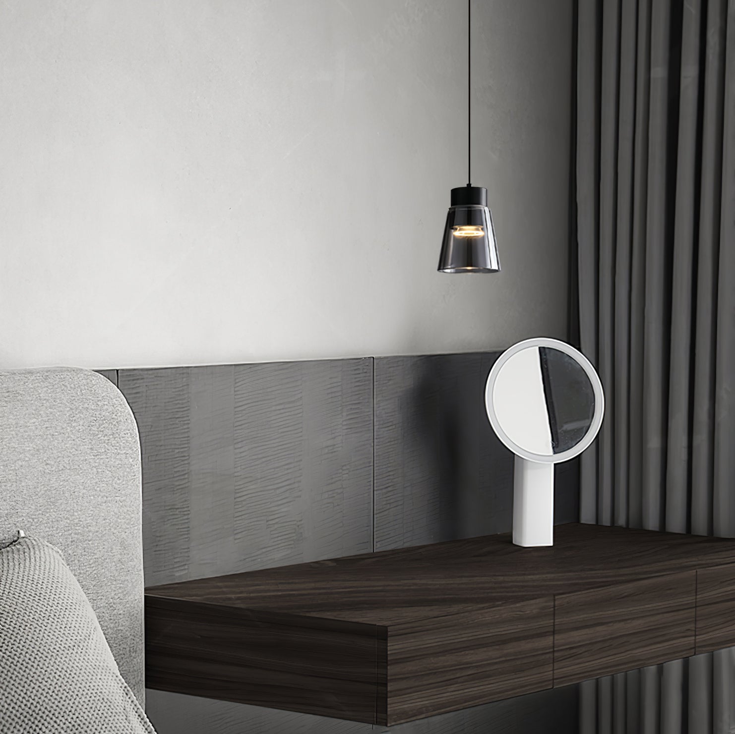 Suspension design GRAXO en verre – luminaire design salon – Klaross