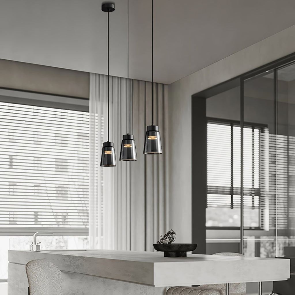 Suspension design GRAXO en verre – luminaire design salon – Klaross