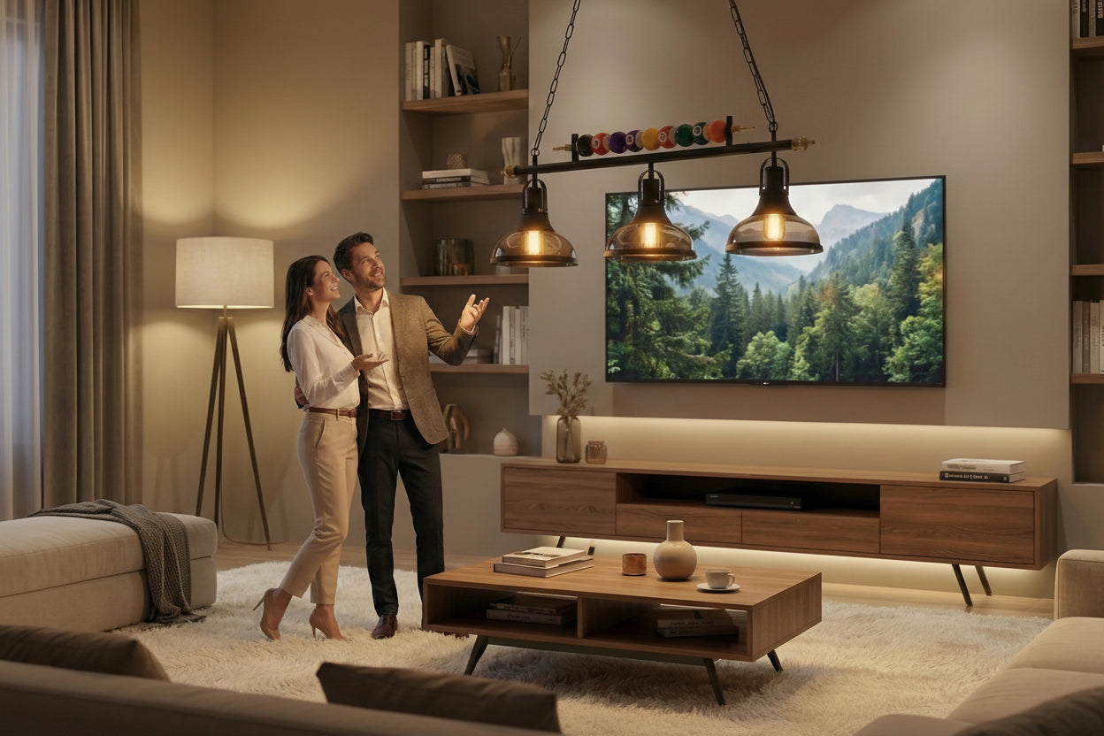 Salon francais avec lsutre de billard moderne a bon rapport qualité prix