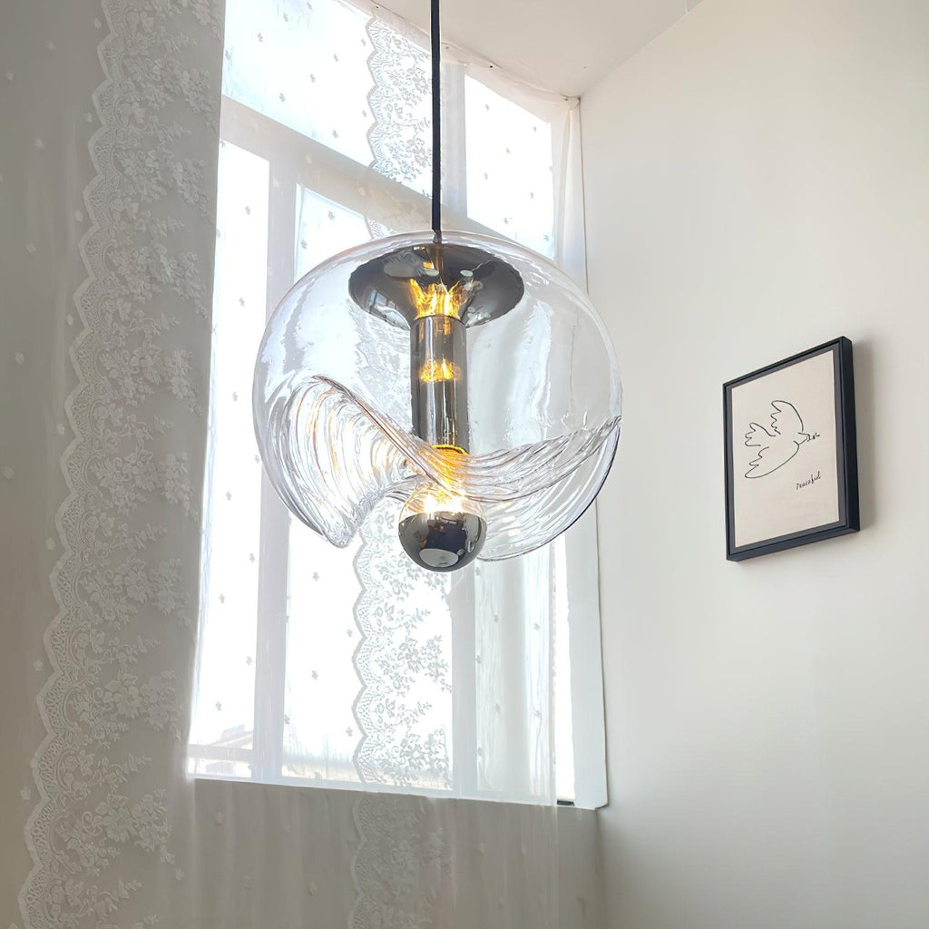 Suspension Miranda suspension décorative en verre transparent – Klaross