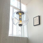 Suspension Miranda suspension décorative en verre transparent – Klaross