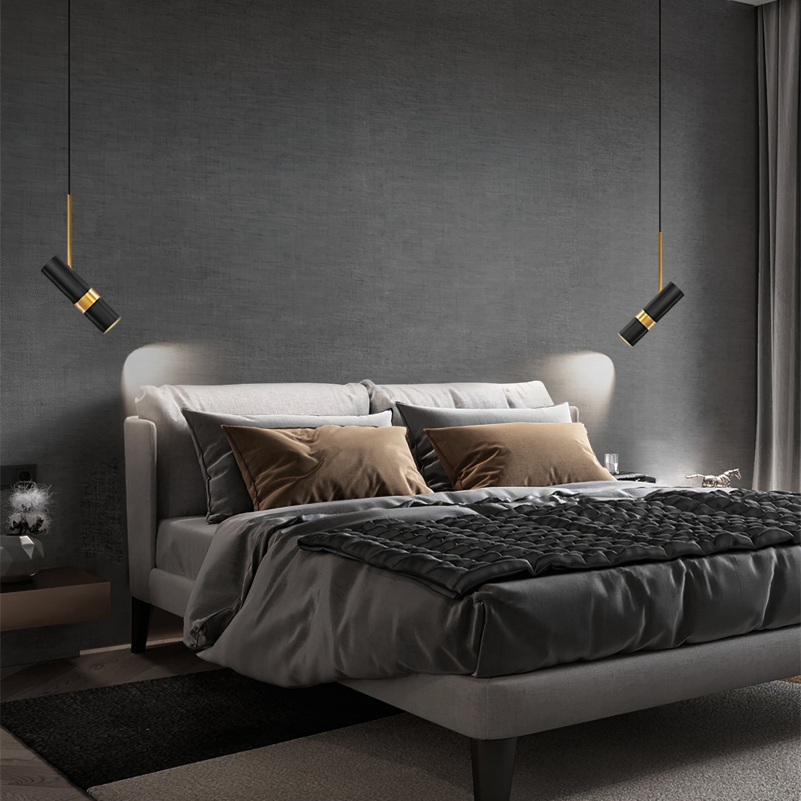Suspension moderne ZAXON en aluminium – luminaire design cuisine – Klaross