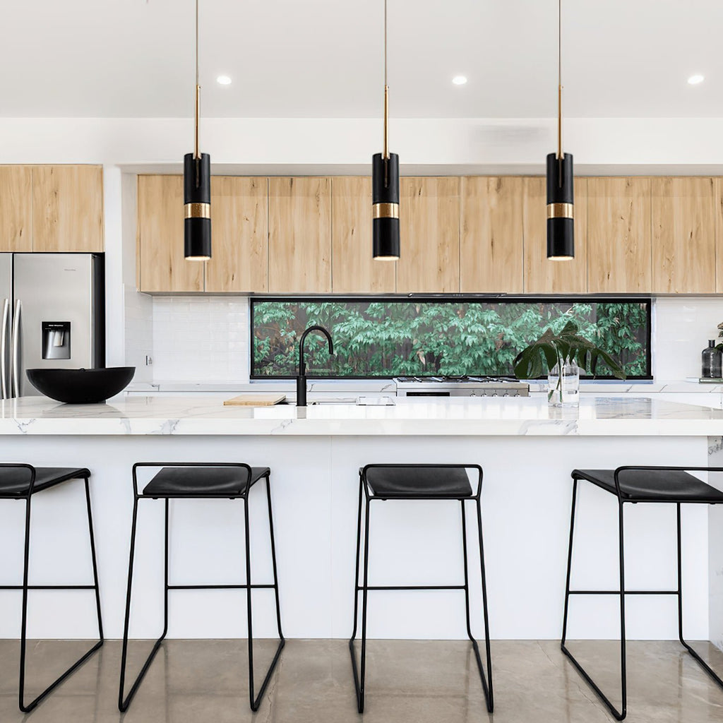 Suspension moderne ZAXON en aluminium – luminaire design cuisine – Klaross