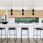 Suspension moderne ZAXON en aluminium – luminaire design cuisine – Klaross