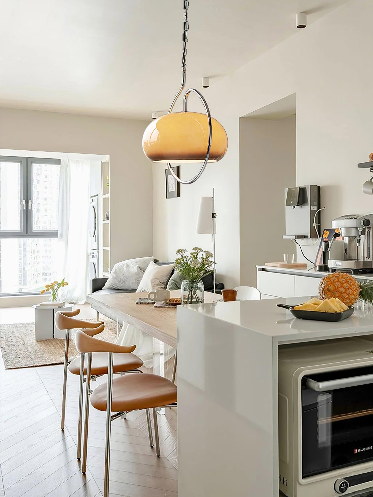 Suspension design MOXEL en verre – luminaire design cuisine – Klaross