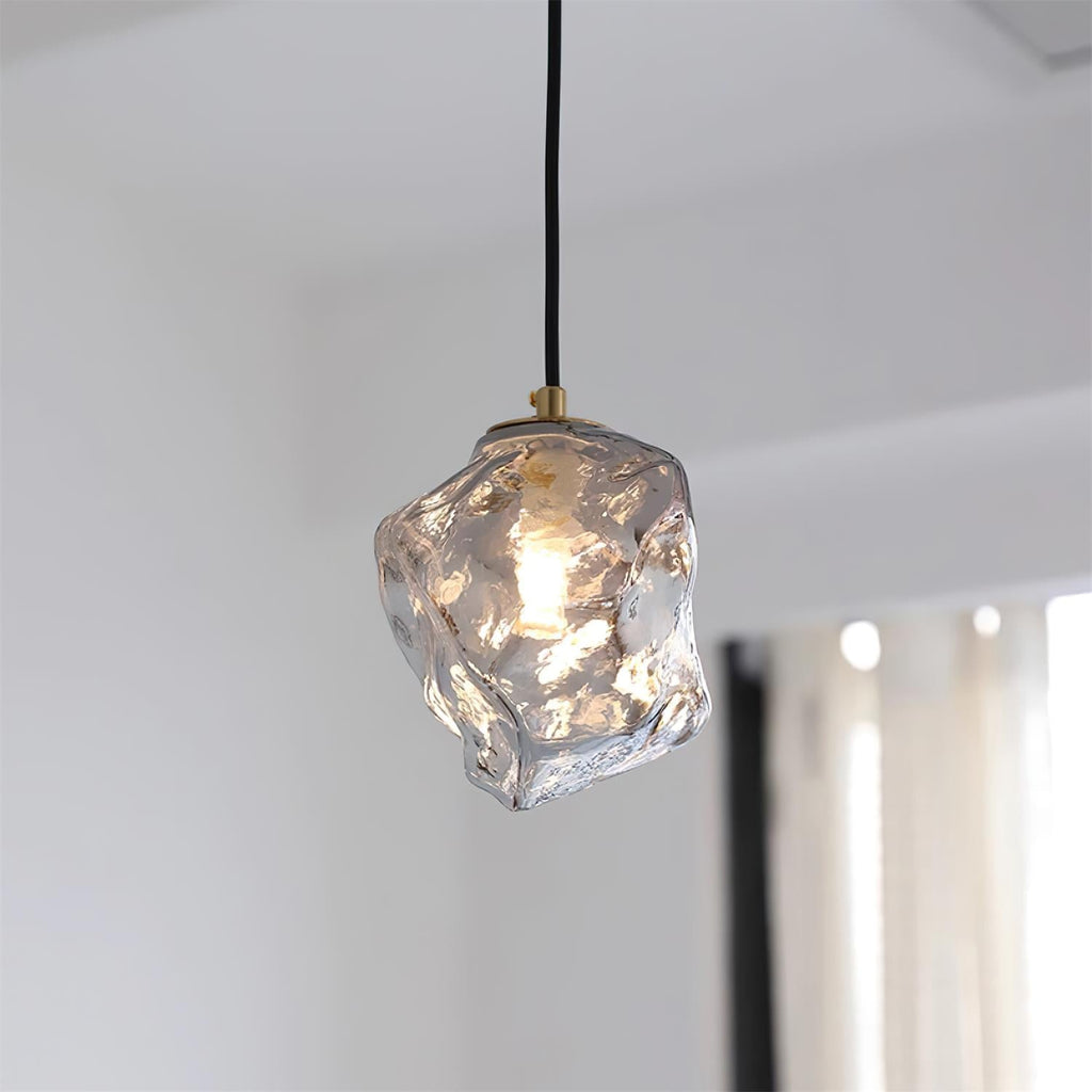 Suspension Diamanta suspension décorative en verre ambré – Klaross