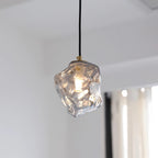 Suspension Diamanta suspension décorative en verre ambré – Klaross