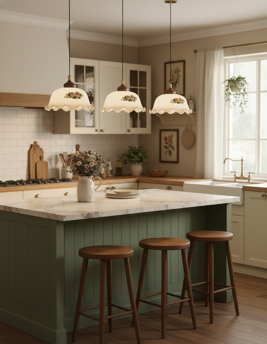 Suspension Estelle suspension décorative en verre dépoli – Klaross