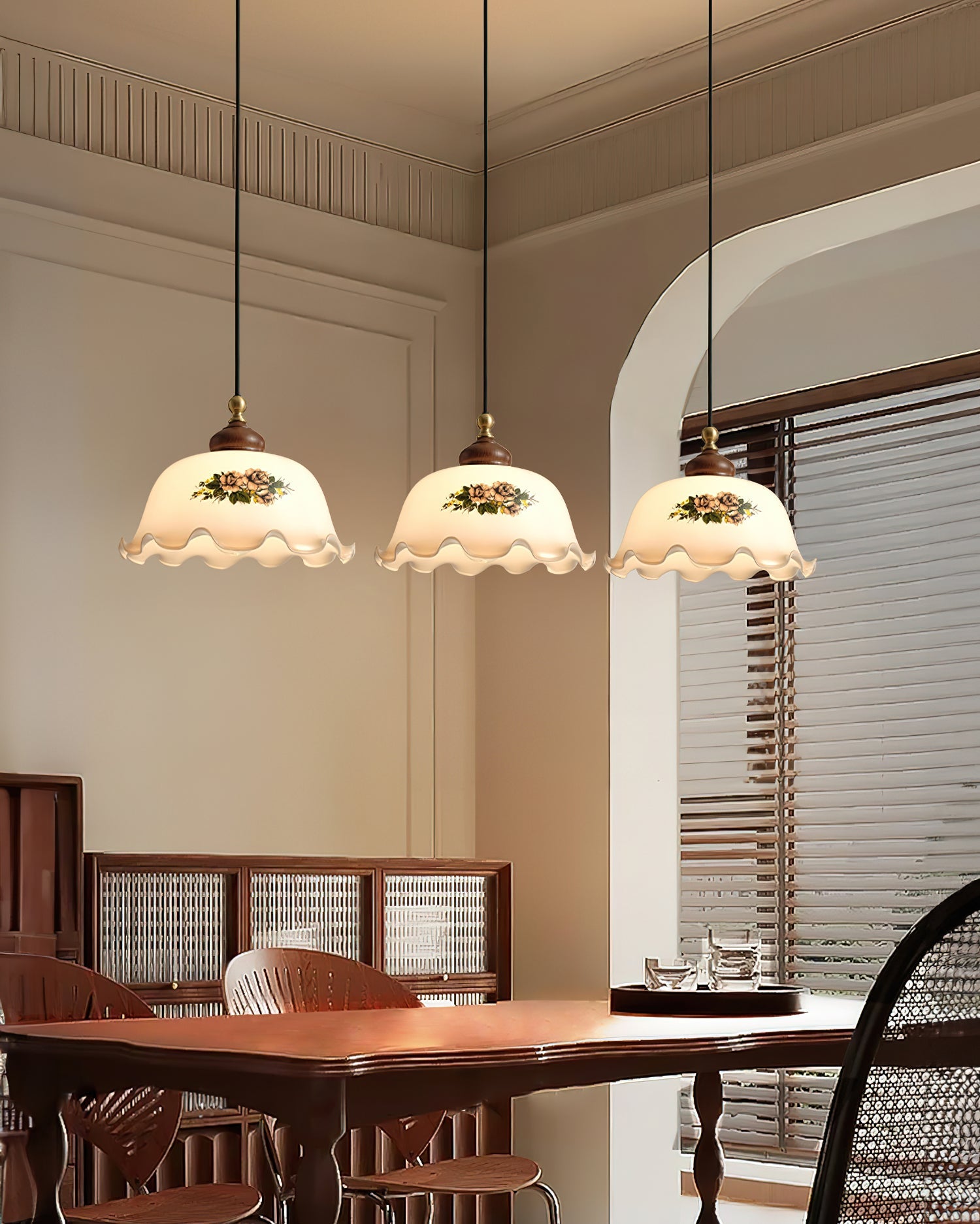 Suspension Estelle luminaire suspendu en verre dépoli – Klaross