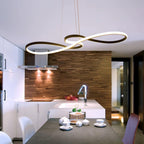 Suspension minimaliste EVOXE en aluminium – luminaire design salon – Klaross