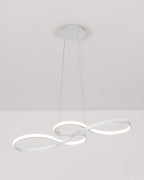 Suspension minimaliste EVOXE en aluminium – luminaire design salon – Klaross