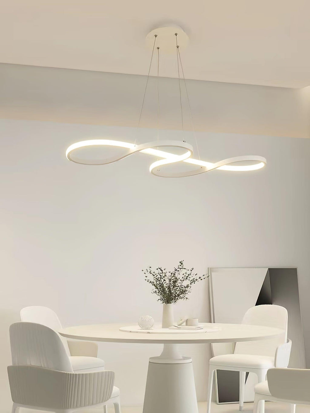 Suspension minimaliste EVOXE en aluminium – luminaire design salon – Klaross