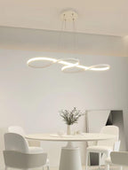 Suspension minimaliste EVOXE en aluminium – luminaire design salon – Klaross