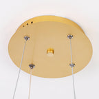 Suspension minimaliste EVOXE en aluminium – luminaire design salon – Klaross