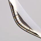 Suspension minimaliste EVOXE en aluminium – luminaire design salon – Klaross