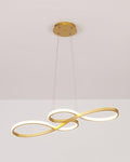 Suspension minimaliste EVOXE en aluminium – luminaire design salon – Klaross