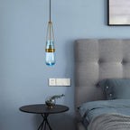 Suspension minimaliste DROXE en verre – luminaire design salon – Klaross