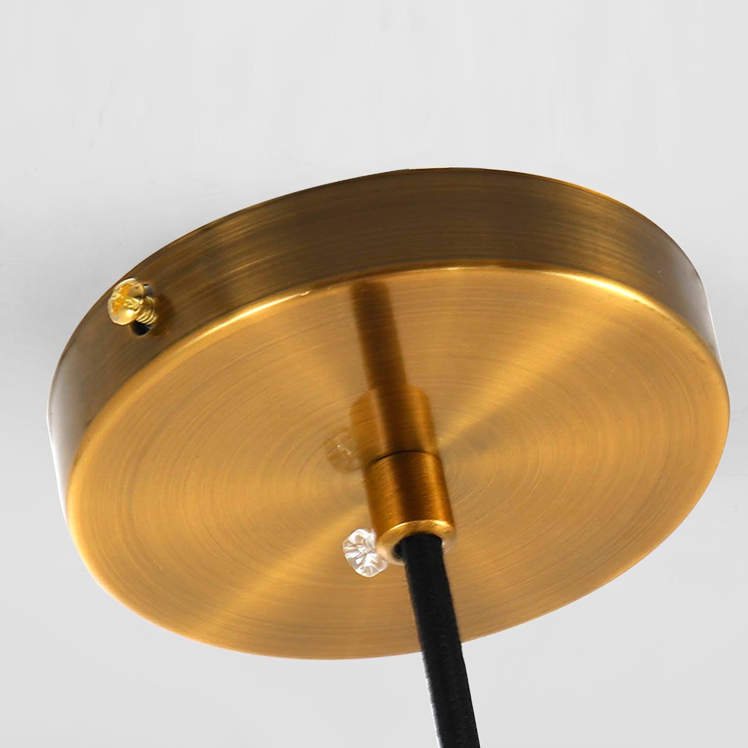 Suspension minimaliste DROXE en verre – luminaire design salon – Klaross