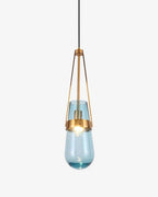 Suspension minimaliste DROXE en verre – luminaire design salon – Klaross