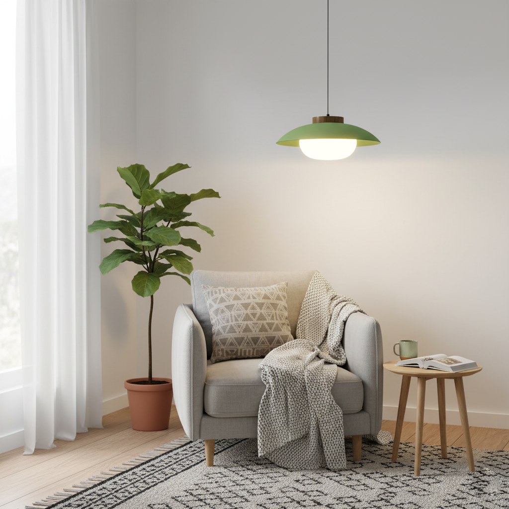 Suspension Diorite mise en situation en verre – Klaross