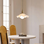 Suspension en verre Filigrane en ambiance, éclairage salle à manger – Klaross