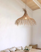 Suspension BOHEMA éclairage doux rotin – Klaross