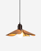 Suspension CALIRA rotin naturel – luminaire design salon – Klaross
