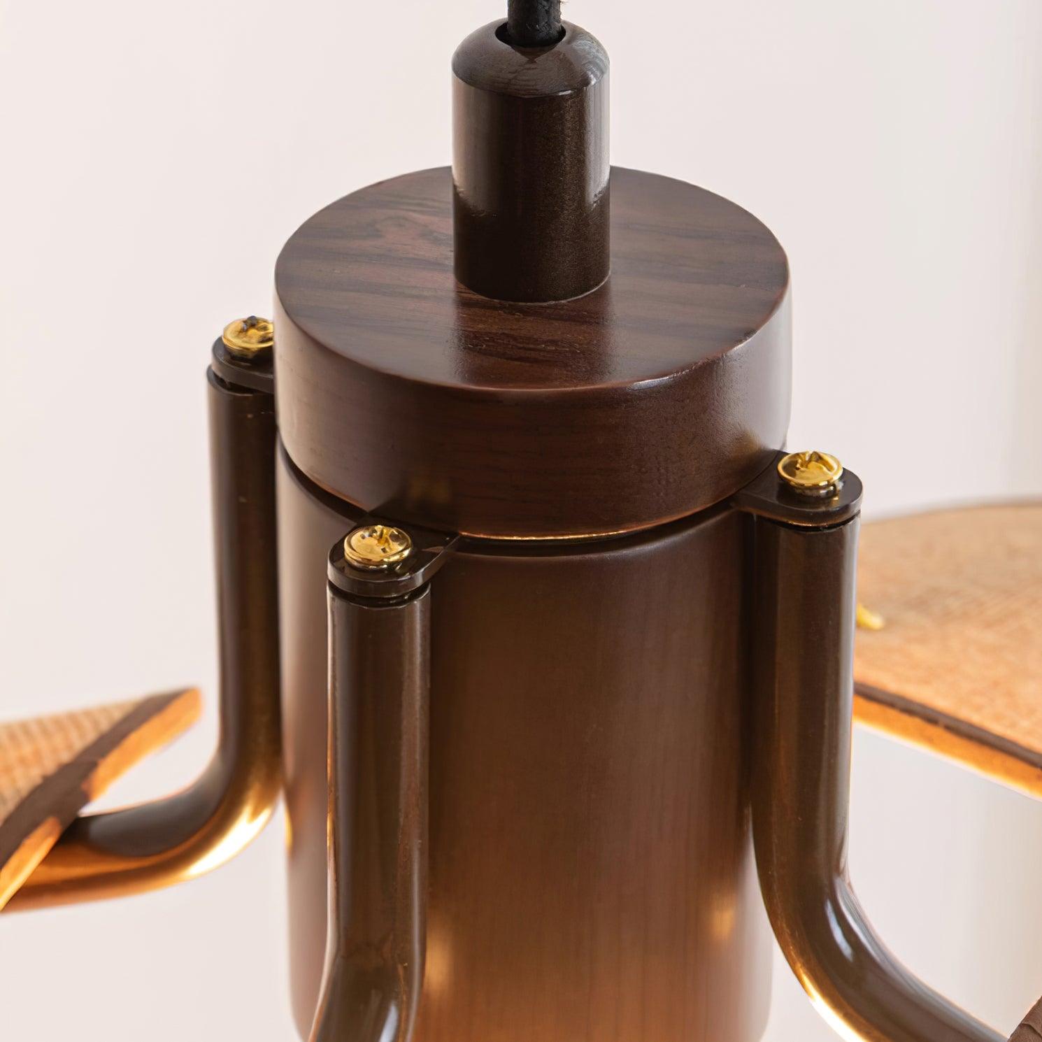 Suspension CALIRA rotin dimensions schéma – Klaross