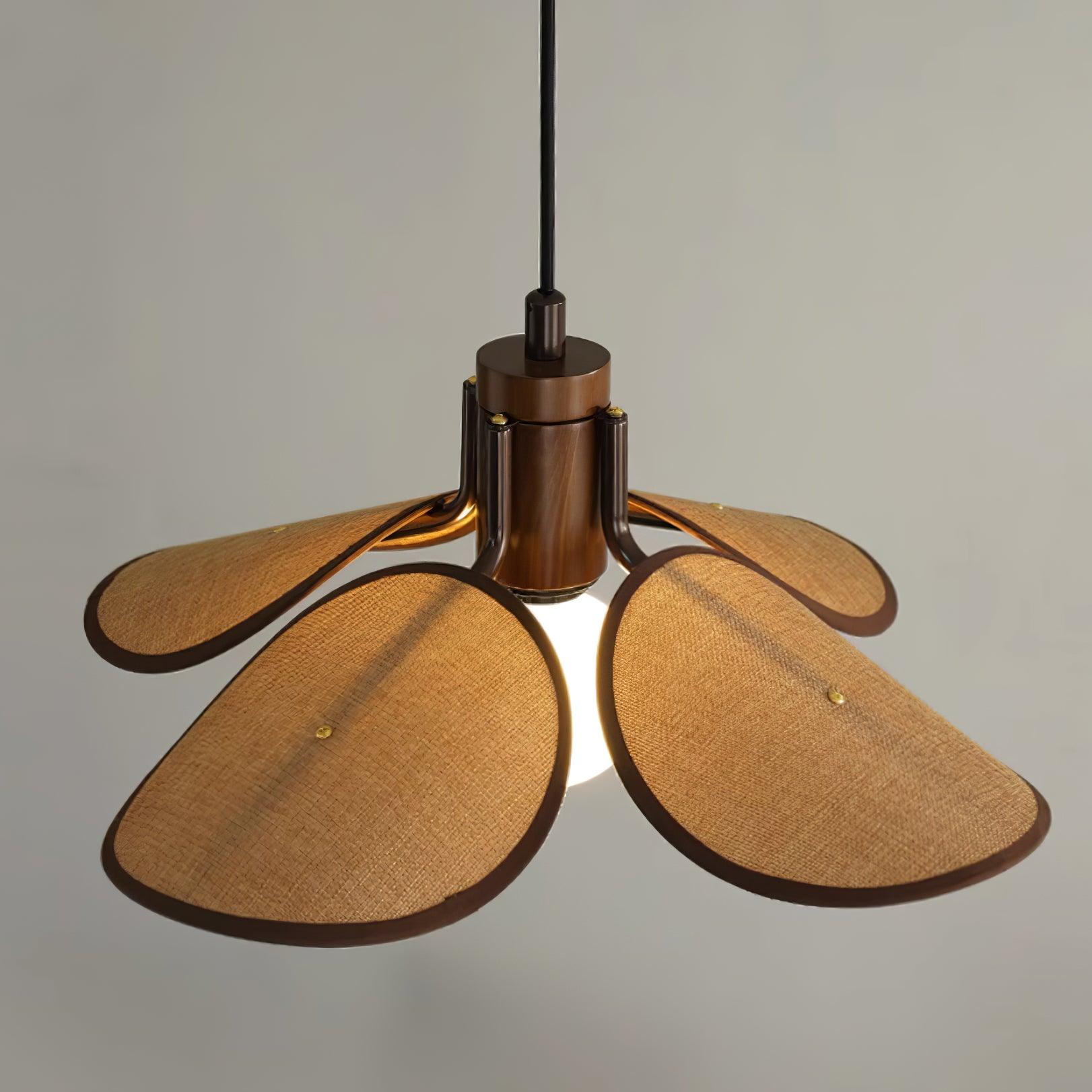 Suspension CALIRA rotin intérieur bohème – Klaross