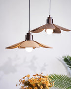 Suspension CALIRA rotin vue ambiance – Klaross