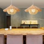 Suspension CHAPAN paille vue ambiance – Klaross