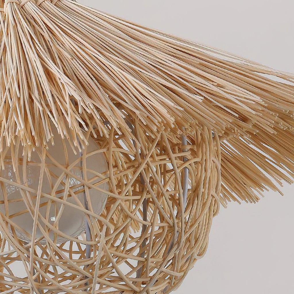 Suspension CHAPAN paille vue ensemble – Klaross