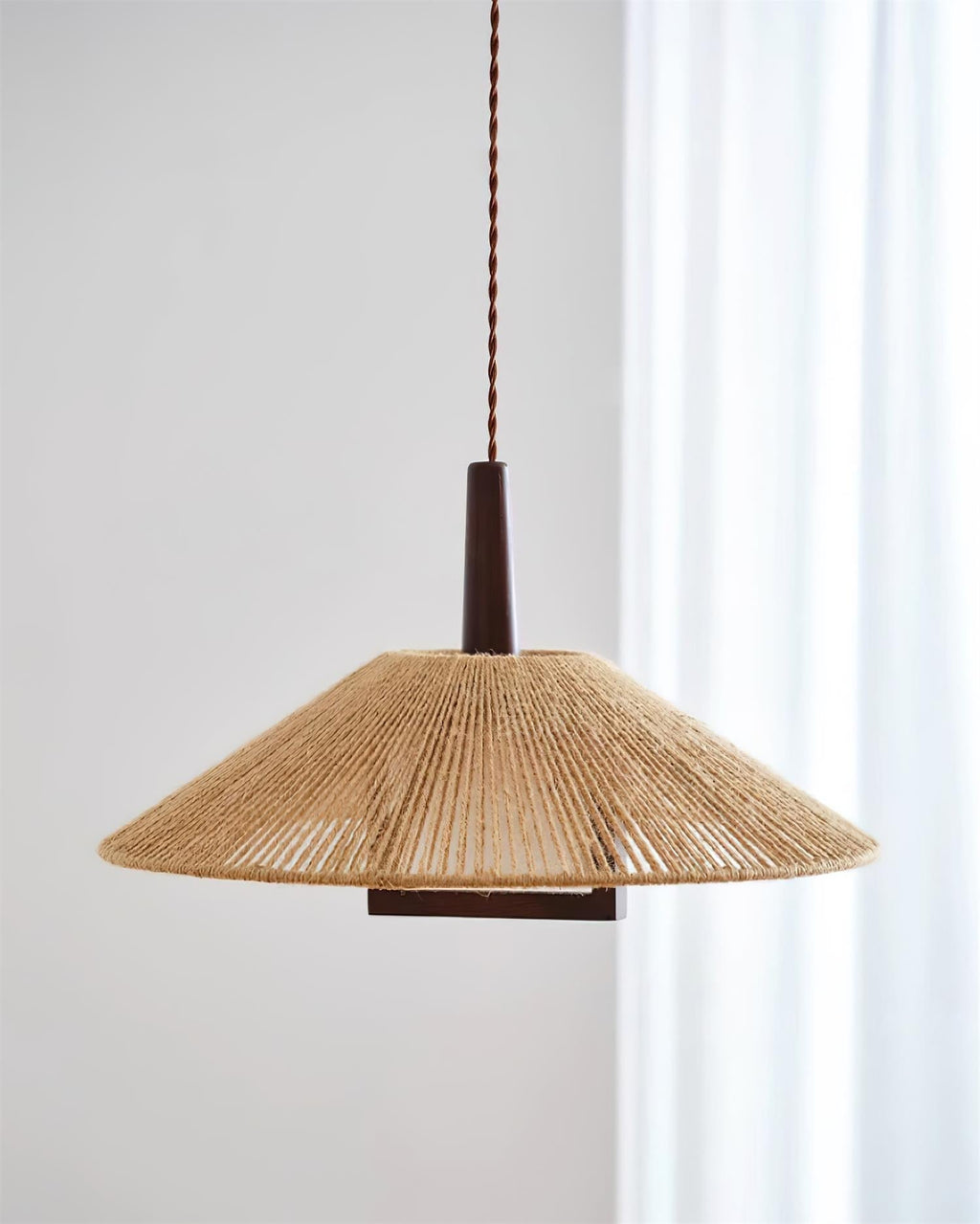 Suspension CONIRA rotin ambiance chaleureuse – Klaross